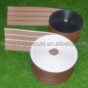 Buy cheap 25meters/roll Waterproof Polymer Synthetic PVC Boat Decking Floor from wholesalers