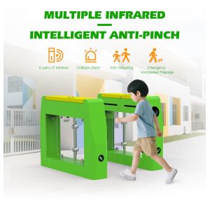 Buy cheap HCW Automatic Turnstile Gate with 600~750mm Passage Width 30~40 people/minute Throughput and 3 Million Trouble-Free Runs from wholesalers