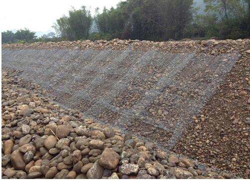 6x2x0.3M Stone Wall Wire Mesh Wire Gabion Cages 60x80mm