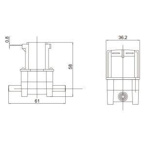 Buy cheap Direct Acting Two Way Small Plastic Solenoid Valve For RO System from wholesalers