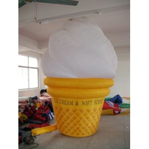 Buy cheap inflatable product model replica / inflatable advertising giant icecream from wholesalers