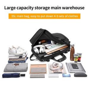 Multifunctional Waterproof Business Backpack Accept Customizable Logo