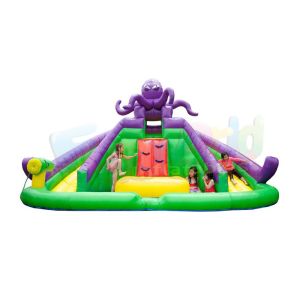 Buy cheap Octopus Jumping Bouncer Inflatable Bounce House With Water Slides from wholesalers