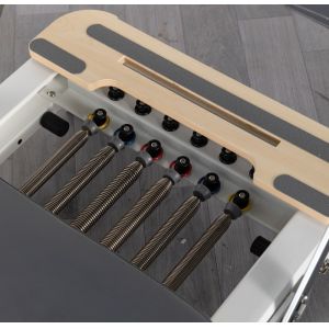 Buy cheap Gericon commerical use G-PRH012 Folding white aluminium pilates reformer for Fitness from wholesalers