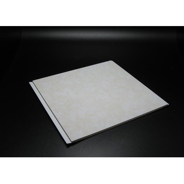 Quality Calcium Carbonate Plastic Ceiling Panels / Laminated PVC Ceiling Tiles For Bathroom for sale