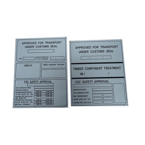 Buy cheap ISO Shipping Container CSC Plate on Container from wholesalers