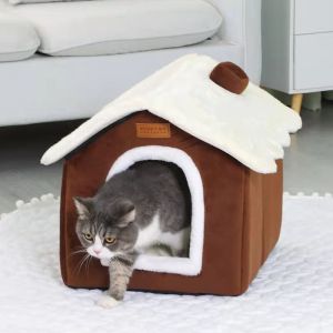 Buy cheap Creative Dog Bed Covers Amazon Can Be Disassembled And Washed House Type Cat Nest Cat Dog Nest Closed House from wholesalers