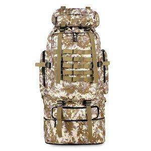 Buy cheap Tactical Backpack 100L Camouflage Bag, Rucksack Tactical MOLLE Pack For Backpacking Hiking Camping Hunting from wholesalers
