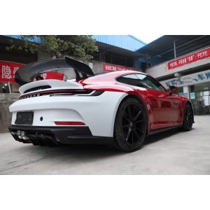 Buy cheap PP Plastic Material Body Kit for Porsche911  992 992 Upgraded GT3 Style Front and Rear Bumper Side Skirt Spoiler Hood Body Kit from wholesalers