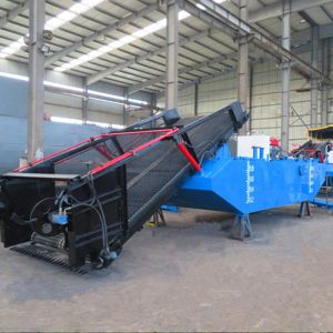 Aquatic Weed Harvester Boat WH-40 In River / Lake