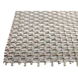 Buy cheap Corrugated 4.5kg/M2 50x50 Stainless Steel Woven Wire Mesh Curtain Wall Use from wholesalers