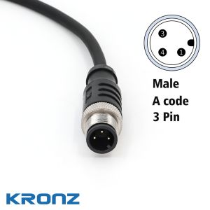 Buy cheap M12 Sensor Connectors with PVC Cable A Code Industrial Straight Connector IP67 from wholesalers