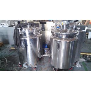 Vegetable gelatin 3 layers Vacuum Stainless Steel Mixing Tanks / PID Temperature