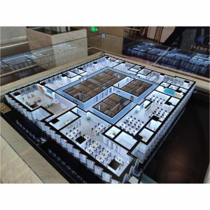 High Precision 1:150 Scale Model Factory Architectural Scale Models With LED