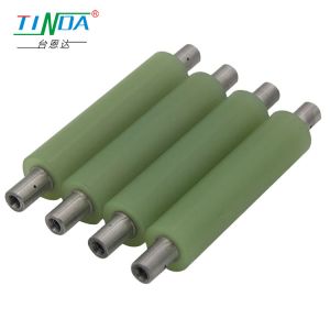 Buy cheap High Temperature Rubber Covered Conveyor Rollers Lightweight Rustproof from wholesalers