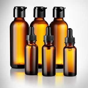Buy cheap Amber Cosmetic Bottles with Screw Cap The Perfect Addition to Your Beauty Routine from wholesalers