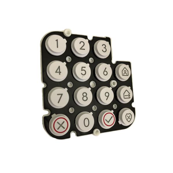 Buy cheap Customized Thickness Silicone Rubber Key with Optional Backlighting from wholesalers