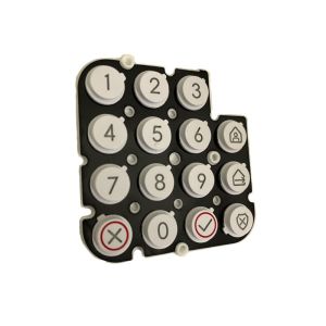 Buy cheap Customized Thickness Silicone Rubber Key with Optional Backlighting from wholesalers