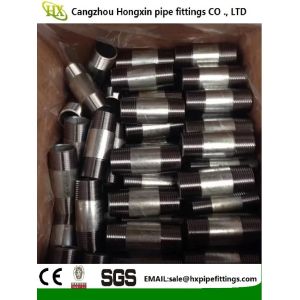 Buy cheap DIN EN 102661 Galvanized and black steel pipe nipples and sockets from wholesalers