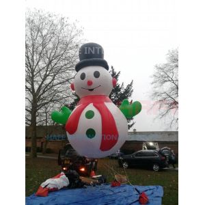 Buy cheap 8 M Snow Man Helium Balloon Lights With Full Printing For Events Or Christmas from wholesalers