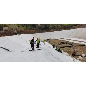 Buy cheap Composite Geomembrane: Reinforced Protection with Geotextile Backing from wholesalers