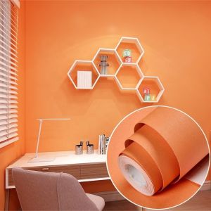 Buy cheap Modern Design Style 60cm Green Beautiful Bedroom Wallpaper Roll Plain Pattern Self Adhesive Decorative Wallpaper for Rooms from wholesalers