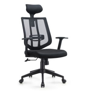 Buy cheap Swivel Executive Mesh Chair , Mesh Back Computer Chair With Lumbar Support from wholesalers