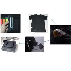Buy cheap Flashing Glowing Sound Activated LED T Shirt 2xAAA from wholesalers