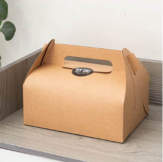 Custom Logo Bakery Carry Box Set for Cakes Pastries Cookies