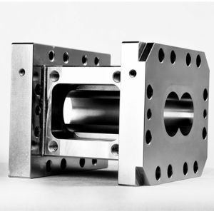 CNC Machining Rectangular Openings Combine Extruder Barrel Cylinder