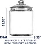 Buy cheap Glass Cookie Jars Labels Marker Gallon Canister Sets For Kitchen Counter With Airtight Lids, Sugar Packet Holder from wholesalers