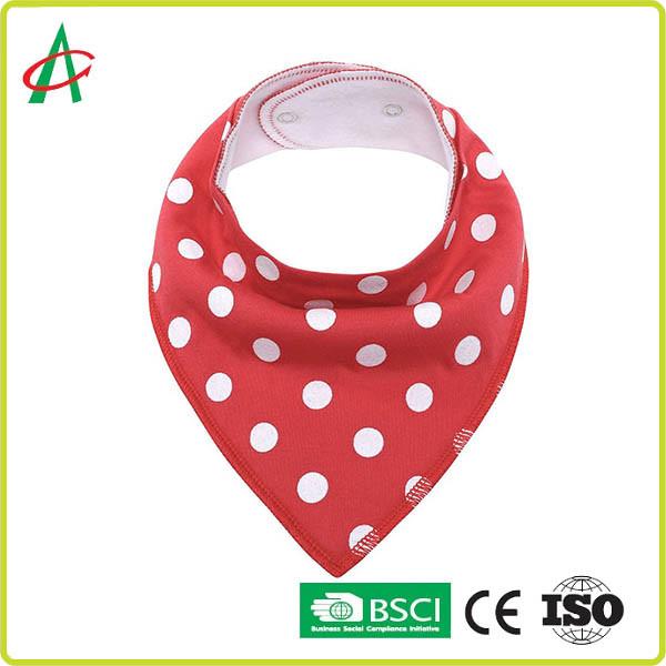 Quality Non Allergic Printing 100 Organic Cotton Bibs For Teething Babies for sale