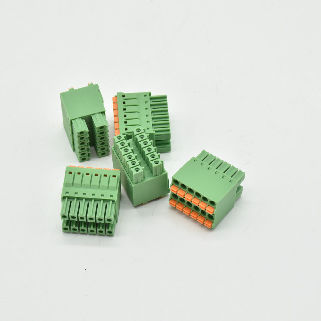 Buy cheap Screwless 3.81mm pitch pluggable spring clamp terminal block HEADER from wholesalers