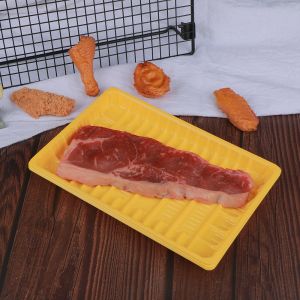 Buy cheap Yellow Hengmaster Plastic Disposable Vegetable Tray For Meat Seafood from wholesalers