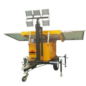 Buy cheap Highly Flexible Solar Power Led Lighting Trailer For Factory Lighting product