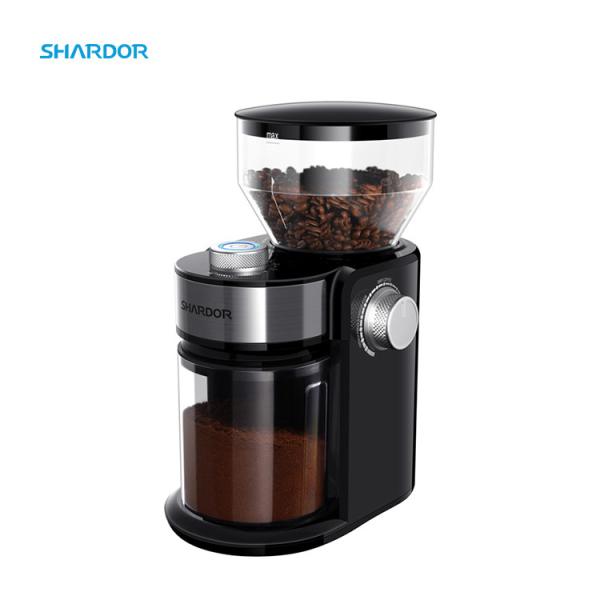 Buy cheap Removable Adjustable Burr Coffee Grinder EU Plug Small 16 2 To 12 Cups from wholesalers