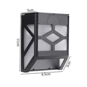 Buy cheap Yard Garden Solar Wall Mounted Motion Sensor Light , Solar LED Fence Post Lights from wholesalers