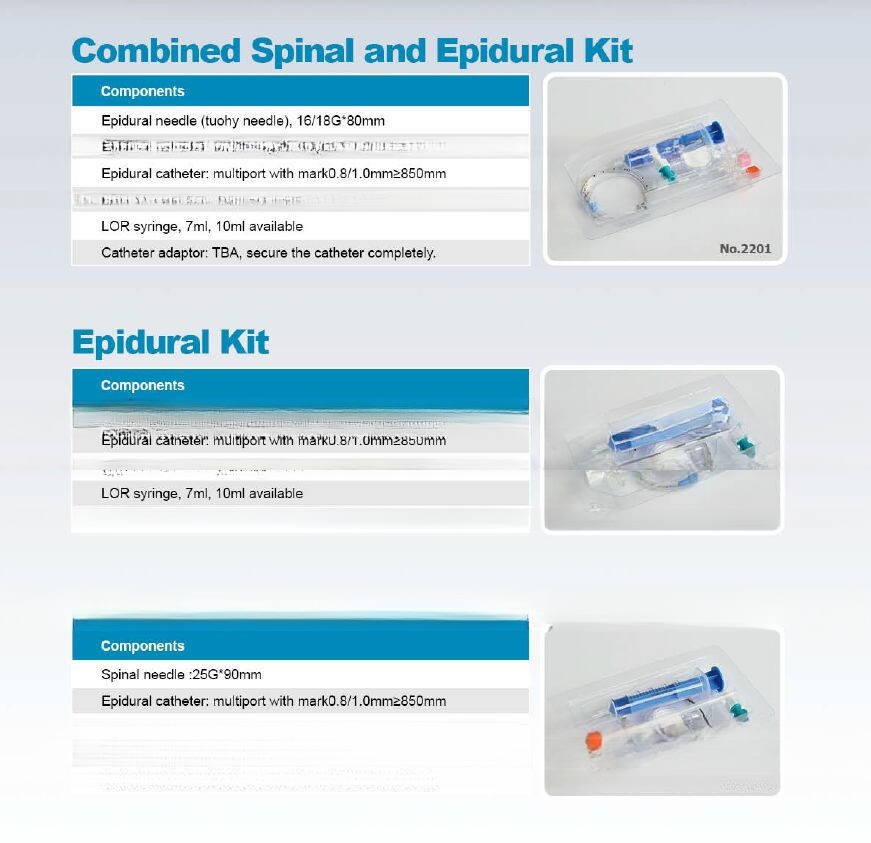 Buy cheap Class I Disposable Anesthesia Epidural Kit for Injection Puncture from wholesalers