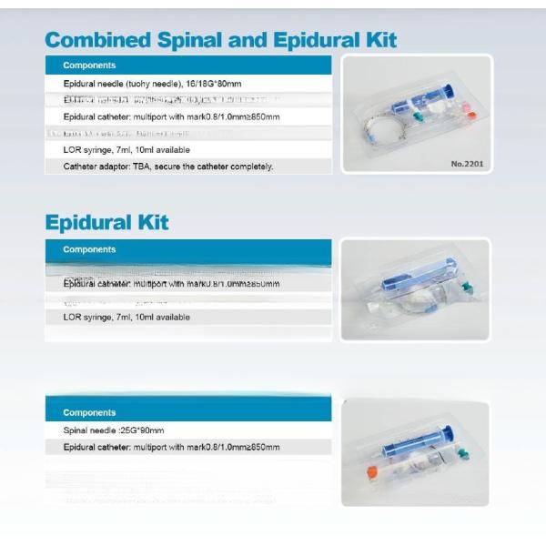 Quality Class I Disposable Anesthesia Epidural Kit for Injection Puncture for sale