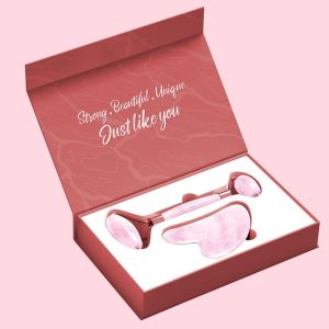 Buy cheap Custom Logo Printed Facial Jade Roller Guasha Gift Packaging Box For Jade Roller Gua Sha from wholesalers