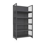 Buy cheap Double Sided Gondola Steel Wire Mesh Rack Metal Display Shelves For Supermarket from wholesalers