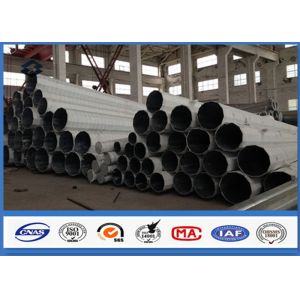 Electric Steel Power Transmission Pole with Slip Joint Connection 10KV- 550KV