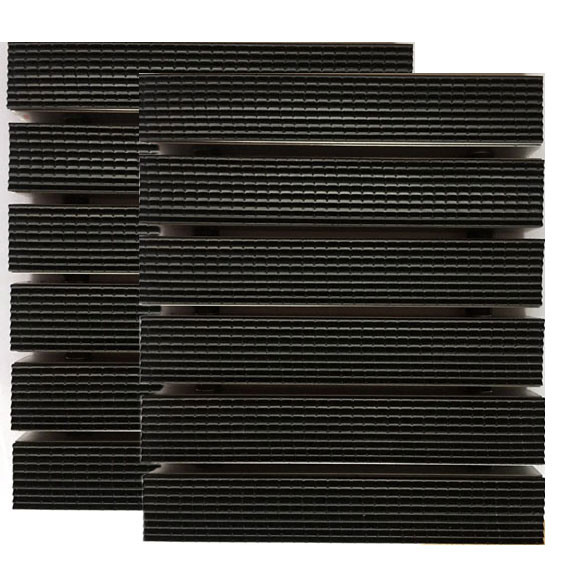 Quality 6063 T5 Aluminum Door Mats Anti Slip Rubber Infill for sale