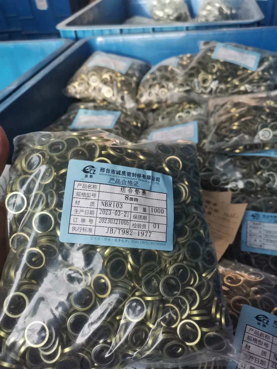 Chinese Suppliers Rubber EPDM NBR Customized Stainless Steel Metal Screw Dowty Bonded Seals Bonded Seal Washer