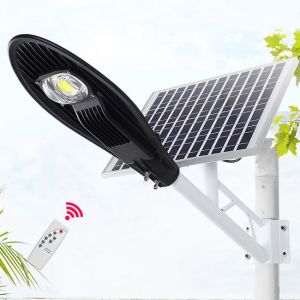 Buy cheap Solar Powered Ip65 Outdoor Cobra COB Solar Street Light Price 30W 50W 100W Solar Led Street Light from wholesalers