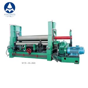 Buy cheap Universal Upper Three Roller Plate Rolling Machine With PLC Preheating from wholesalers