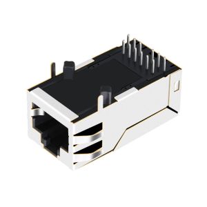 Buy cheap HFJT1-2GH4PRL 1A Single Port 2.5G BASE-T PoE RJ45 Magjack Tab Up Without LED from wholesalers