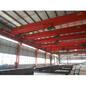 5T Single Beam Bridge Crane With Electric Hoist Working Class A3