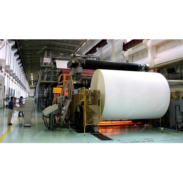 Fourdrinier A4 Printing Writing Paper Making Machine 2400 Mm Bagasse Pulp