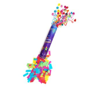 25cm Non Gas Mixed Paper Soaring Streamer Party Confetti Cannon